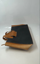 Load image into Gallery viewer, ASR Collection Womens Black Brown Double Handle Shoulder Handbag
