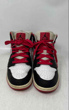 Load image into Gallery viewer, Nike Boys Air Jordan 1 Mid Multicolor Round Toe Lace-Up Sneaker Shoes Size 4.5Y
