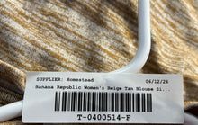 Load image into Gallery viewer, Banana Republic Womens Beige Tan Heather Long Sleeve Crew Neck T-Shirt Size M
