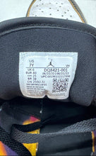 Load image into Gallery viewer, Nike Kids Air Jordan 1 Low SE DQ8421-001 Multicolor Leather Sneaker Shoes Sz 7Y
