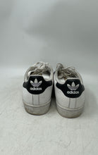 Load image into Gallery viewer, Adidas Mens Superstar C77124 White Black Leather Low Top Sneakers Shoes Size 10
