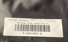Load image into Gallery viewer, H&amp;M Womens Black Long Sleeve Peak Lapel Open Front Blazer Jacket Size 10
