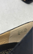 Load image into Gallery viewer, Michael Kors Womens Black Leather Peep-Toe Stiletto Pump Heels Size 7M
