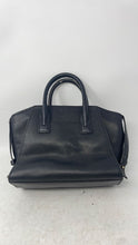 Load image into Gallery viewer, Michael Kors Womens Avril Black Leather Double Handle Zipper Satchel Purse

