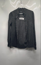 Load image into Gallery viewer, Express Mens Multicolor Dotted Long Sleeve Collared Button-Up Shirt Size Small
