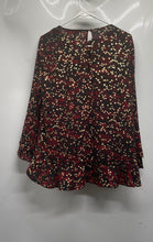 Load image into Gallery viewer, Michael Kors Womens Multicolor Print Long Sleeve Blouse Top Size Medium
