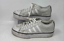 Load image into Gallery viewer, Adidas Womens Nizza Platform GW3870 White Black Low Top Sneakers Shoes Size 9.5
