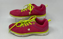 Load image into Gallery viewer, Champion Womens Pink Green White Low Top Lace-Up Running Sneaker Shoes Size 7
