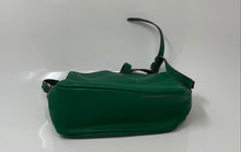 Load image into Gallery viewer, Anne Klein Womens Green Leather Adjustable Strap Zip Top Lined Crossbody Bag
