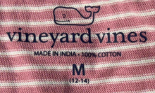 Load image into Gallery viewer, Vineyard Vines Girls Pink White Striped Long-Sleeve Pullover T-Shirt M w/ Tags
