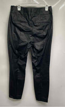 Load image into Gallery viewer, New York &amp; Company Womens Black Flat Front Straight Leg Ankle Pants Size L
