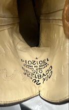 Load image into Gallery viewer, Old West Kids Brown Leather Pull-On Round Toe Cowboy Western Boots Size 35
