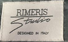 Load image into Gallery viewer, Rimeris Studio Mens Green Wool Notch Lapel Flap Pocket Three Button Blazer Sz 42
