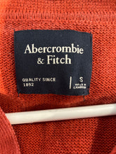 Load image into Gallery viewer, Abercrombie &amp; Fitch Mens Orange Short Sleeve Button-Up Shirt Size Small
