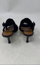 Load image into Gallery viewer, Donald Pliner Womens Ianna Black Open Toe Kitten Slingback Sandals Size 6.5M
