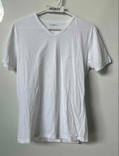 Load image into Gallery viewer, Emporio Armani Mens White Cotton Short Sleeve V-Neck T-Shirt Size Small
