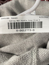 Load image into Gallery viewer, Oakley Mens Gray Long Sleeve Regular Fit Pockets Full-Zip Hoodie Size S
