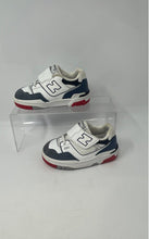 Load image into Gallery viewer, New Balance Kids 550 IHB550CN White Black Red Blue Sneaker Shoes Size 7
