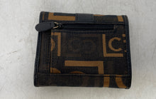 Load image into Gallery viewer, Liz Claiborne Womens Gold Brown Credit Card Slots Trifold Wallet
