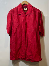 Load image into Gallery viewer, Authentic Versace Jeans Couture Mens Red Short Sleeve Button-Up Shirt Size S
