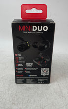 Load image into Gallery viewer, Maxell Mini Duo Black Bluetooth True Wireless In-Ear Earbuds Factory Sealed
