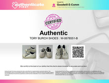 Load image into Gallery viewer, Authentic Tory Burch Womens 36558 White Sneaker Shoes Size 7.5M Damaged
