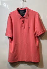Load image into Gallery viewer, Nautica Mens Pink Short Sleeve Classic Fit Performance Deck Polo Shirt Size XL
