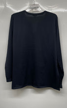 Load image into Gallery viewer, Ann Taylor Womens Blue Long Sleeve Split Neck Blouse Top Size Large
