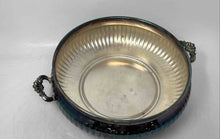 Load image into Gallery viewer, Vintage Silverplate Ribbed Handles Tableware Kitchenware Flatware Serving Bowl

