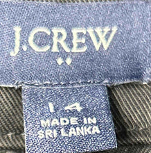 Load image into Gallery viewer, J.Crew Womens Black Pleated Front Slash Pockets Wide-Leg Dress Pants Size 14
