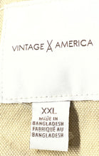 Load image into Gallery viewer, Vintage X America Womens Beige Long Sleeve Full-Zip Utility Jacket Size 2XL
