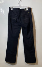 Load image into Gallery viewer, Lucky Brand Womens Black Denim Dark Wash Regular Fit Straight Leg Jeans Sz 0/25
