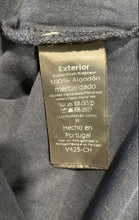 Load image into Gallery viewer, Authentic Carolina Herrera Womens Dark Blue Cotton Ringer T-Shirt Size Medium
