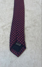 Load image into Gallery viewer, Portofino Collection Mens Blue Red Floral Silk Adjustable Long Designer Tie

