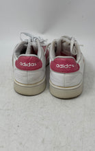 Load image into Gallery viewer, Adidas Girls Grand Court EG5136 White Pink Low Top Lace-Up Sneaker Shoes Size 3
