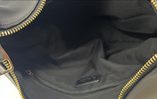 Load image into Gallery viewer, Aota Womens Black Bow Inner Pockets Zipper Shoulder Hobo Bag
