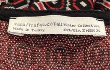 Load image into Gallery viewer, Zara Womens Multicolor Geometric Sleeveless V-Neck Mini Dress Size Small
