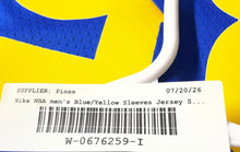 Load image into Gallery viewer, Nike Mens Blue Yellow Golden State Warriors Durant #35 NBA Jersey Size 48
