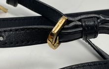 Load image into Gallery viewer, Authentic Marc Jacobs Womens Voyager Black Leather Round Crossbody Bag Stained
