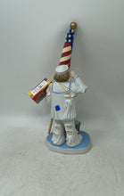 Load image into Gallery viewer, Flambro Multicolor Emmett Kelly Jr Seaman 1st Class American Flag Clown Figurine
