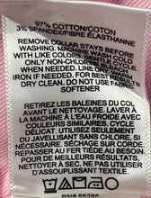 Load image into Gallery viewer, Express 1MX Mens Pink Long Sleeve Collared Extra Slim Fit Dress Shirt Size XL
