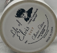 Load image into Gallery viewer, Elvis Presley Life Of Elvis 1968 Comeback Special Collectors Edition Beer Stein
