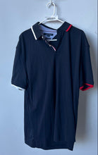 Load image into Gallery viewer, Tommy Hilfiger Mens Blue Cotton Short Sleeve Classic Fit Polo Shirt Size L
