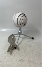 Load image into Gallery viewer, Blue Snowball Ice White Silver-Tone Tripod Stand USB Microphone Not Tested
