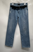 Load image into Gallery viewer, RTA Womens Light Blue Denim Medium Wash Pockets Straight Leg Jeans Size XS
