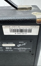 Load image into Gallery viewer, Squier SP10 Black Practice Amp Power Cord Combo Guitar Amplifier Not Tested
