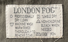 Load image into Gallery viewer, London Fog Womens Green Spread Collar Pockets Button Front Overcoat Size 4 Pet
