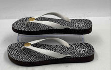 Load image into Gallery viewer, Authentic Tory Burch Womens Brown White Flip Flop Sandals Size EUR 35 US 6
