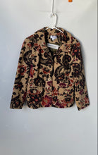 Load image into Gallery viewer, ATL Studio Womens Multicolor Floral Spread Collar Button Front Jacket Size 6

