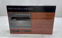 Load image into Gallery viewer, Trendnet 16-Port Rack Mount KVM Switch TK-1603R VGA USB PS/2 Sealed Not Tested
